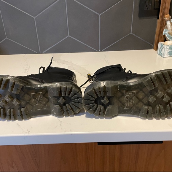 Dr. Martens black 8 hole leather boots. Like new. Paid $225 asking $150 - Picture 3 of 4